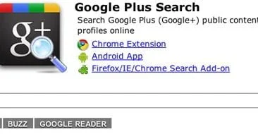 google plus search