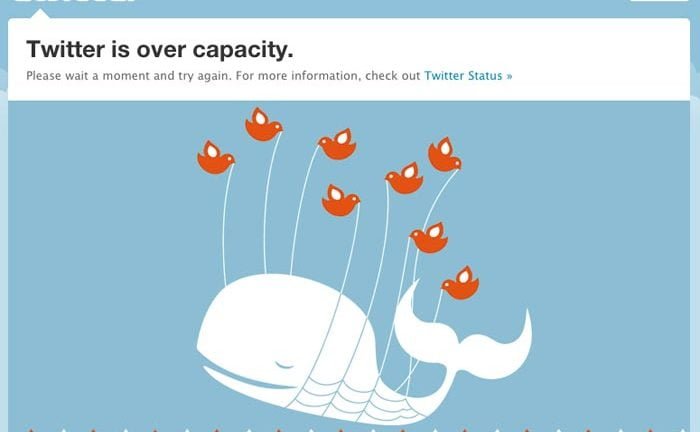 twitter is over capacity