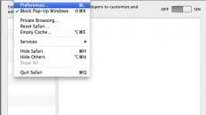 disable extensions safari