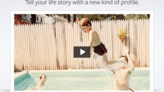 facebook timeline green button