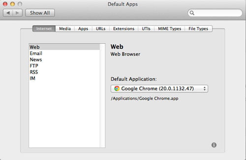 mac os change default app for file type