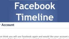 delete disable remove facebook timline