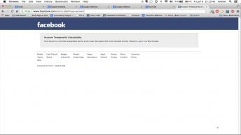 account temporarily unavailable