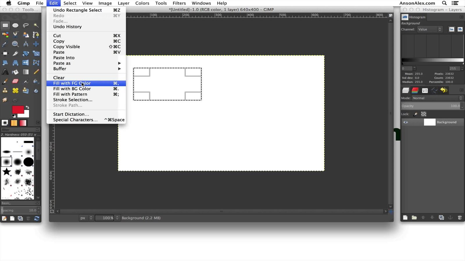 How to Draw Shapes in GIMP 2.8 [Video]