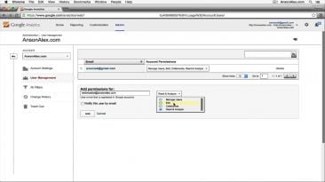 how to share a google analytics