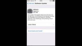 ios 8 update installation instru