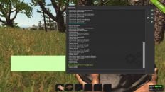 rust turn grass off with command