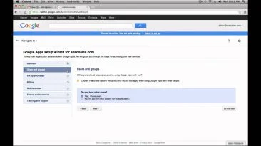 google apps admin console tutori
