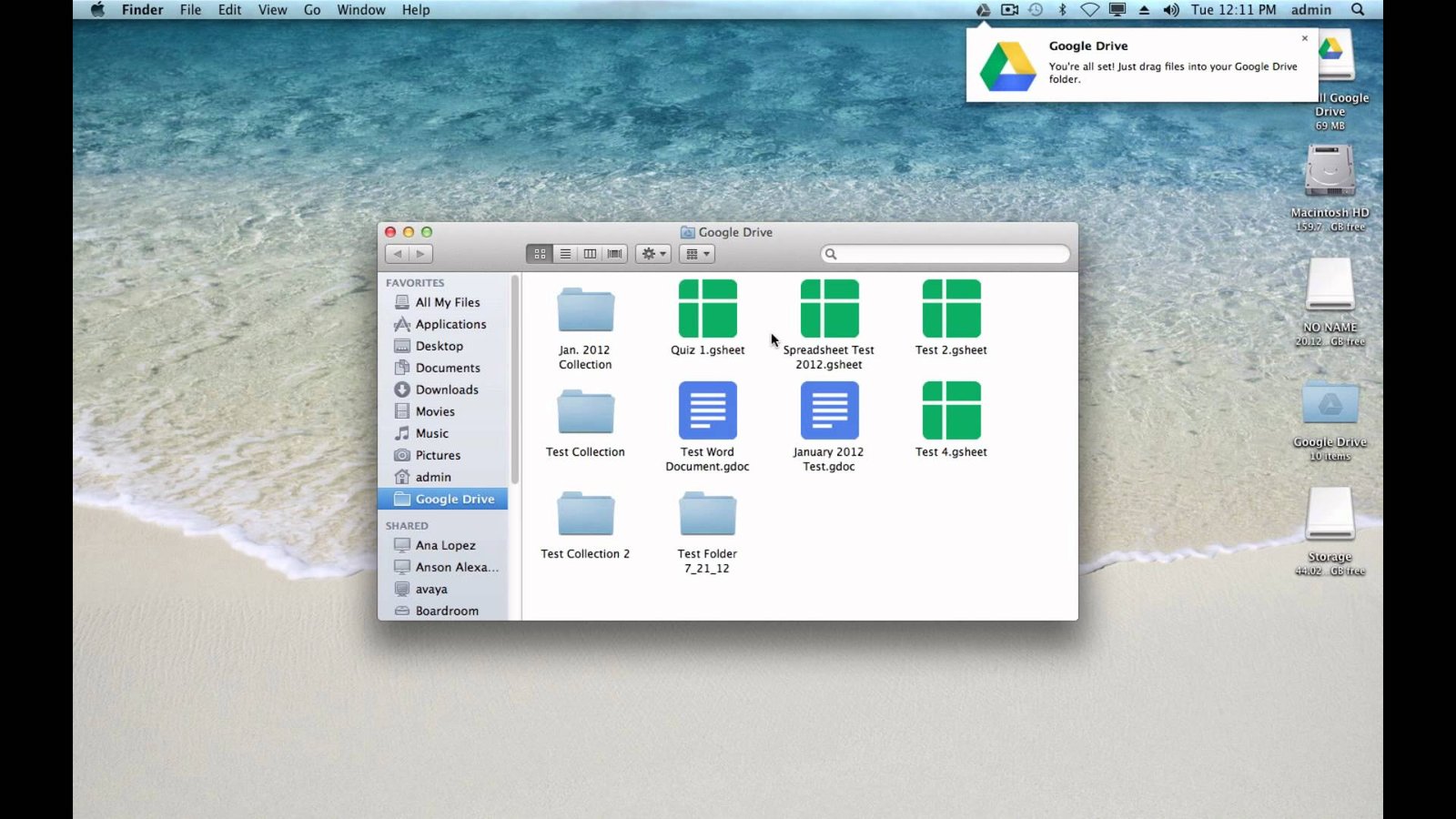 sync folders mac