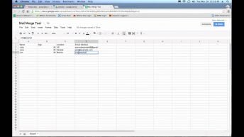 how to create a mail merge with