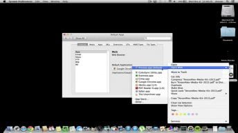 mac os x change set default appl