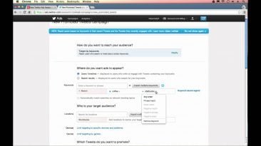 new twitter advertising interest
