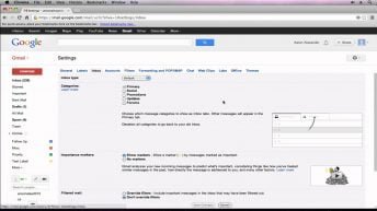 remove gmail inbox tabs and reve