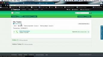 teamlab crm module tutorial vide