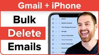 Anson Alexander video thumbnail for bulk deleting Gmail emails on iPhone