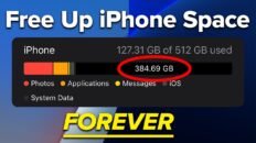Anson Alexander's Google Photos iPhone storage tutorial video thumbnail.