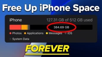 Anson Alexander's Google Photos iPhone storage tutorial video thumbnail.