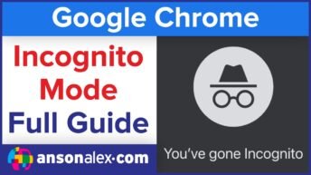 Google Chrome Incognito Mode tutorial video thumbnail by Anson Alexander