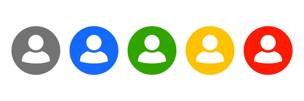 User Account Symbols