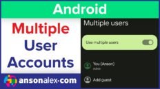 Android How to Create Multiple User Profiles