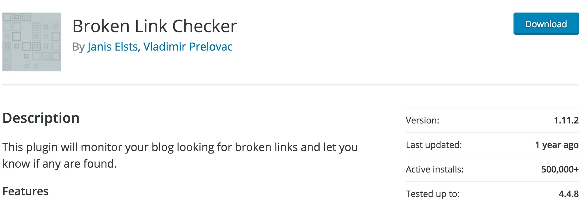 Broken Link Checker