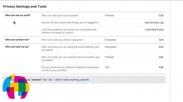 Facebook Privacy Settings Tutorial 2017