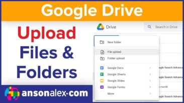 Google Drive How to Upload Files and Folders