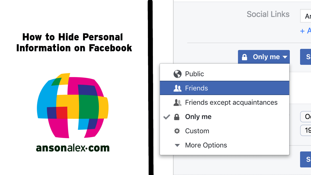 How to Hide Personal Information on Facebook Profiles [Video ...