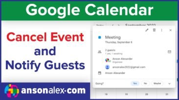How to Cancel an Event in Google Calendar