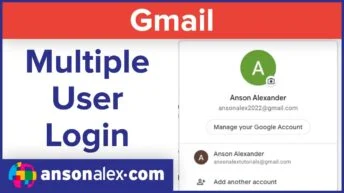 How to Login to a Different Gmail Account