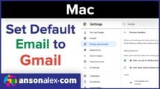 How to Make Gmail the Default Email on Mac