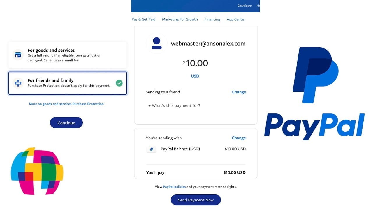 how to send money from paypal to blockchain wallet