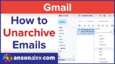 How to Unarchive Emails in Gmail
