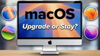 macOS upgrade guide comparing Monterey, Ventura, Sonoma, Sequoia, and Tahoe