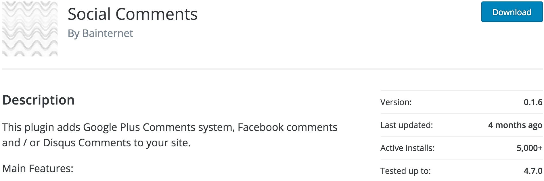 Social Comments
