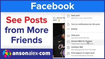 Tips to See More Friends Posts on Facebook