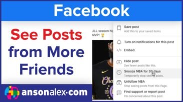 Tips to See More Friends Posts on Facebook