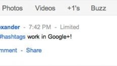 using hashtags in google