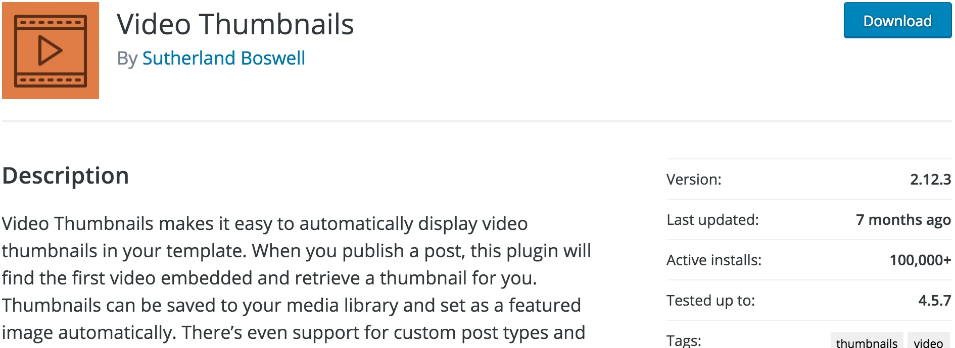 Video Thumbnails